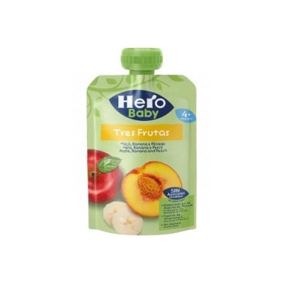 HERO BABY FRUTA 3 FRUTAS TARRITO 190 GR